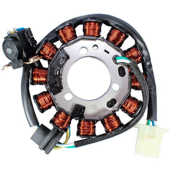 Estator gerador magneto completo NXR150 Bros Flex Mix 2009 a 2015