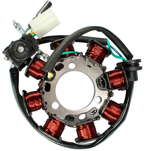 Estator gerador magneto completo NXR150 Bros 2006 a 2008