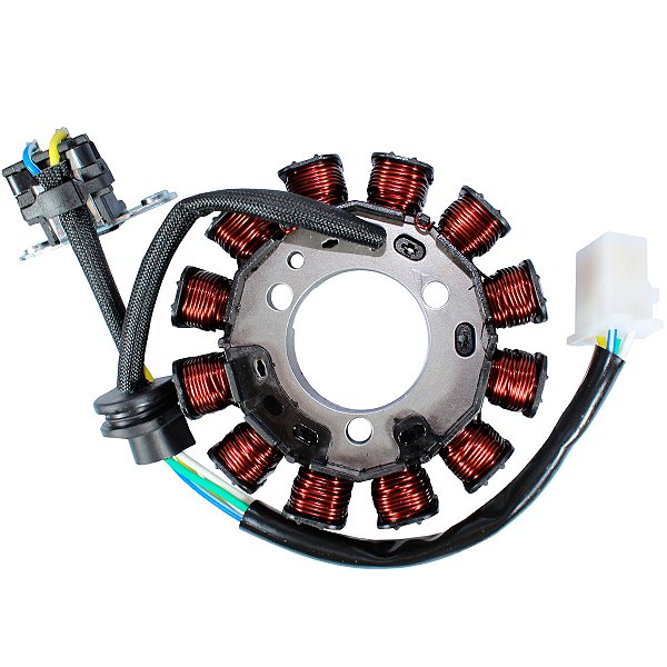 Estator gerador magneto completo CG150 Fan TItan Cargo 2009 a 2013