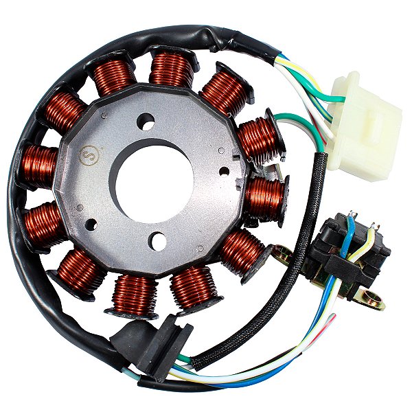 Estator gerador magneto completo Biz125 ES EX KS 2011 a 2015