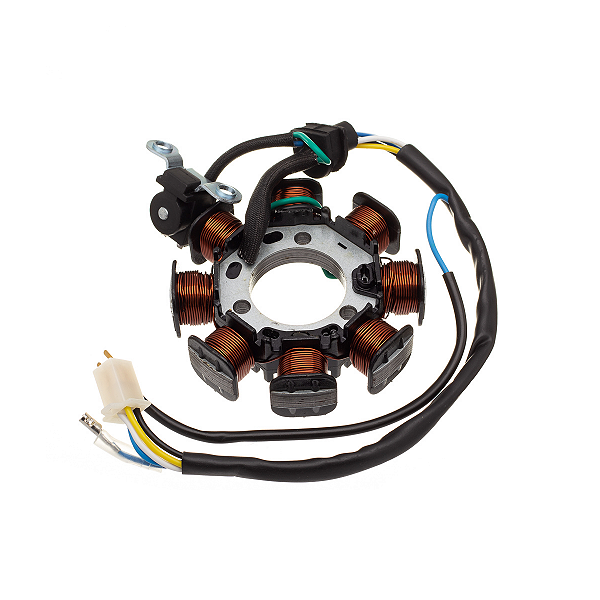 Estator gerador magneto YBR125 Factor XTZ125 2006 a 2010 Yamaha