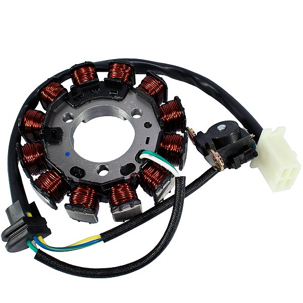 Estator gerador magneto completo NXR150 Bros Mix Flex 2009 a 2015