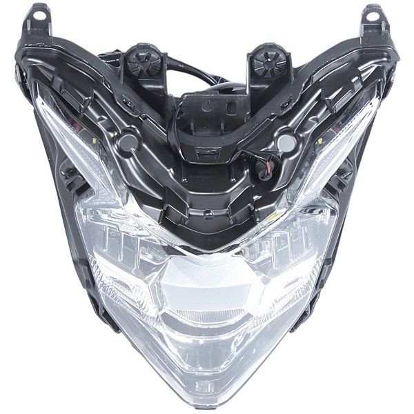 Bloco globo optico farol Full Led XRE300 2019 a 2023 CB500X CB500F CB650F CB650R 2016 a 2022 cristal