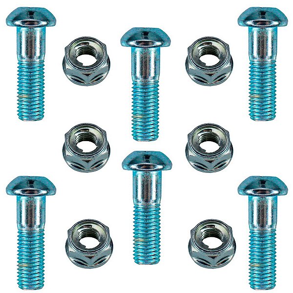 Kit parafusos prisioneiros allen coroa XRE300 NX400 Falcon XL700 Transalp com porca