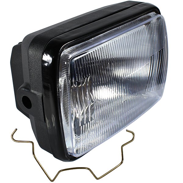 Farol completo CG125 Titan Today 1989 a 1999 aro preto bloco globo optico