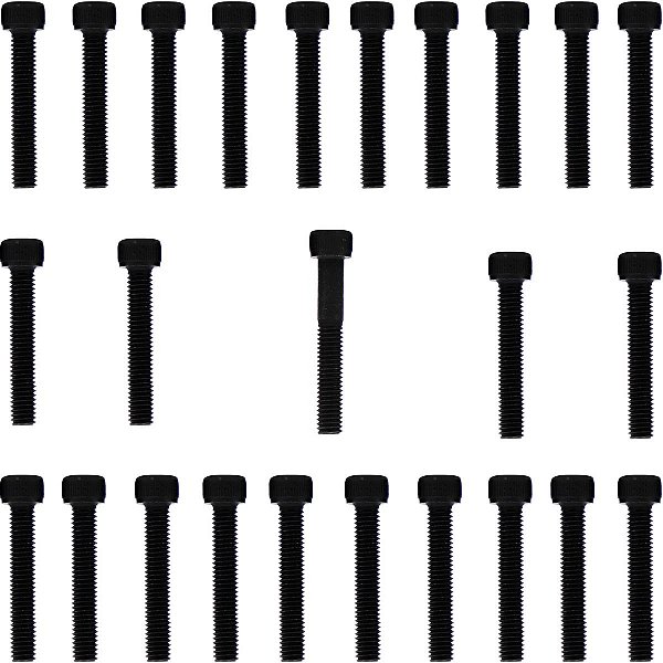 Kit parafusos aço liga tampa motor lateral esquerda+direita VT600C Shadow 1998 a 2005 VT600 Shadow600 Honda