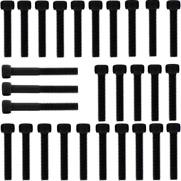 Kit parafusos aço liga tampa motor lateral esquerda+direita CB1300 Super Four 2007 a 2008 Honda
