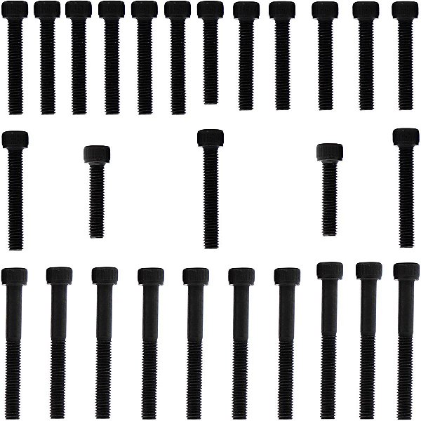 Kit parafusos aço liga tampa motor lateral esquerda+direita CB300R CB300 2009 a 2015 XRE300 2010 em diante