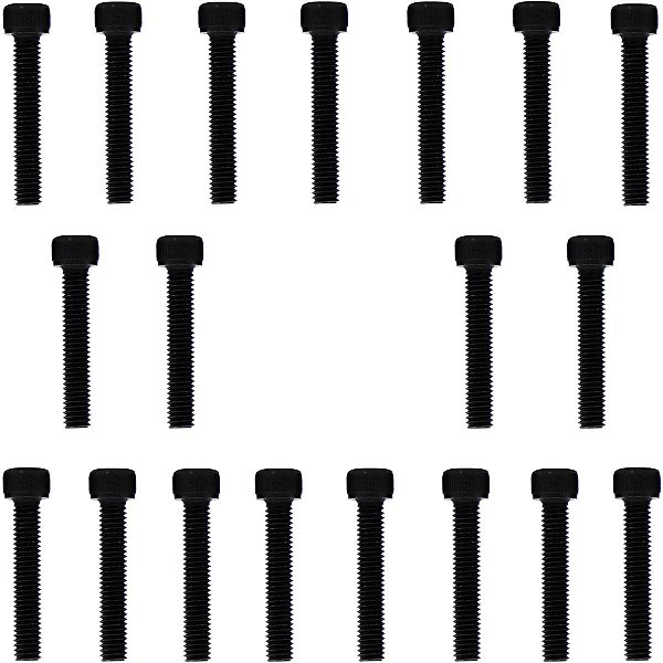 Kit parafusos aço liga tampa motor lateral esquerda+direita CB400 1980 a 1983 CB450 1984 a 1994 Honda