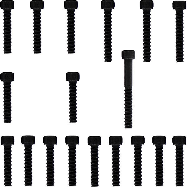 Kit parafusos aço liga tampa motor lateral esquerda+direita CBR1000F 1991 a 1996 CBR1000 Honda