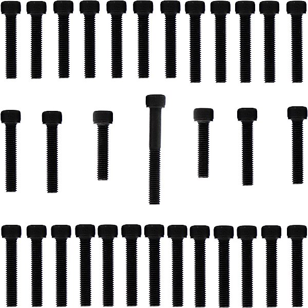 Kit parafusos aço liga tampa motor lateral esquerda+direita CBR250 2012 CB250R Honda