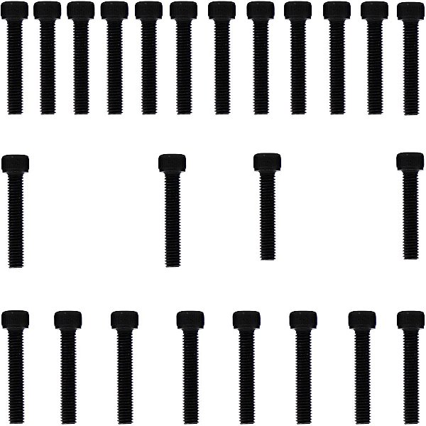 Kit parafusos aço liga tampa motor lateral esquerda+direita CBR600F 1999 a 2003 CBR600 Honda