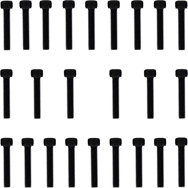 Kit parafusos aço liga tampa motor lateral esquerda+direita CBR600RR 2003 a 2006 CBR600 Honda