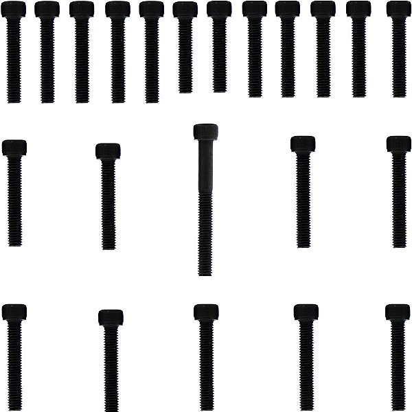 Kit parafusos aço liga tampa motor lateral esquerda+direita CR250R 1990 a 1991 CR250 2 tempos Honda
