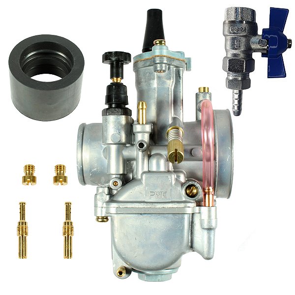 Carburador modelo Koso CG150 Titan 04/08 CG125 83/08 Today125 ML125 Turuna125 XLS125 30mm com torneirão de alta vazão