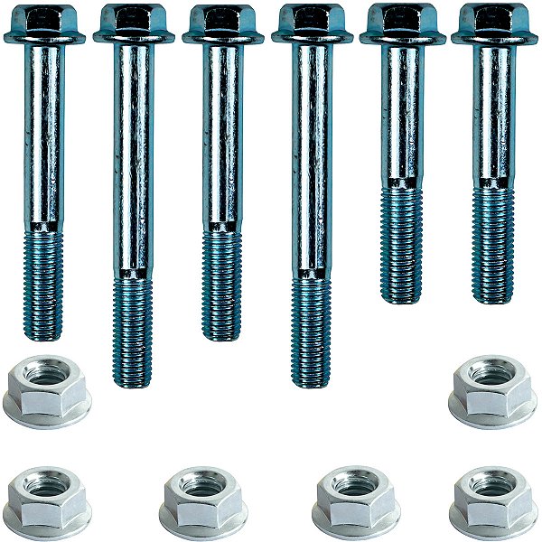 Kit parafusos suporte motor CG150 Titan Fan 2004 a 2015 CG150 Sport CG125 Fan 2009 a 2018 Fixação motor Chassi