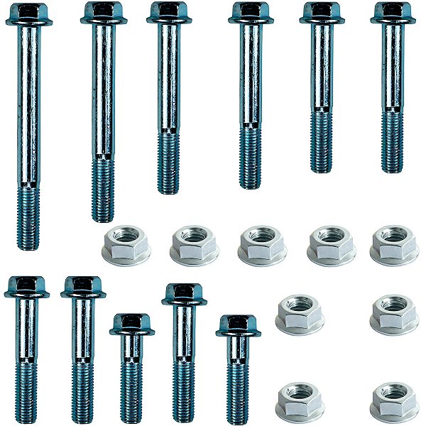 Kit parafusos suporte motor NXR125 NXR150 Bros 2009 a 2015 Fixação motor Chassi