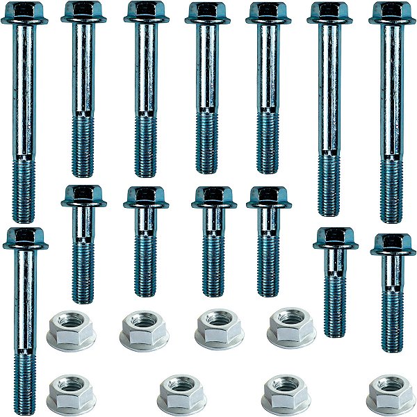 Kit parafusos suporte motor XRE190 2016 em diante Fixação motor Chassi