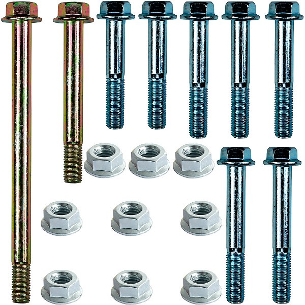 Kit parafusos suporte motor NX200 1993 a 2001 Fixação motor Chassi