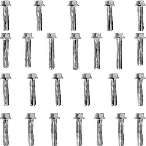 Kit parafusos zincados tampa motor lateral esquerda+direita XLX350R 1987 a 1991