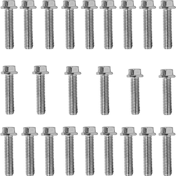 Kit parafusos zincados tampa motor lateral esquerda+direita CBR600RR 2003 a 2006 CBR600