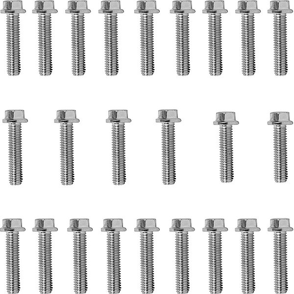 Kit parafusos zincados tampa motor lateral esquerda+direita CBR600F 1999 a 2003 CBR600