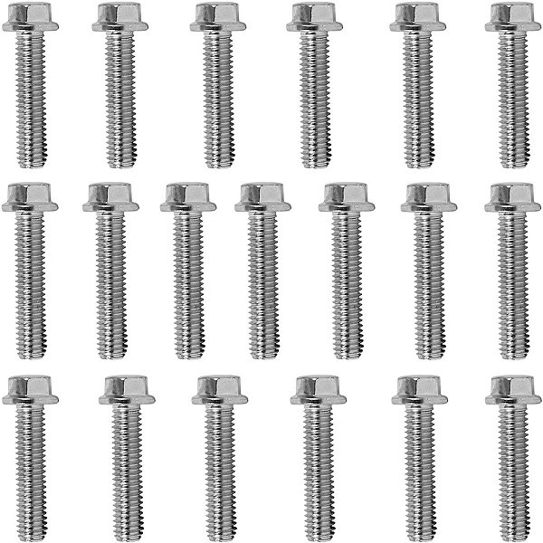 Kit parafusos zincados tampa motor lateral esquerda+direita CB400 1980 a 1983 CB450 1984 a 1994