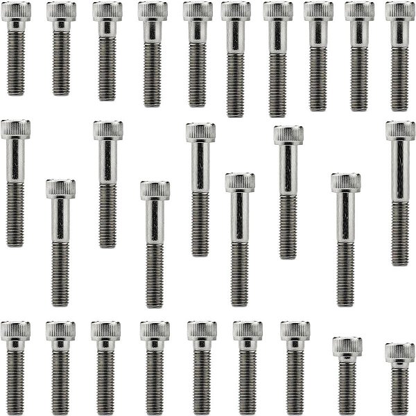 Kit parafusos inox tampa motor lateral esquerda+direita NX4 NX400 Falcon 1999 a 2015