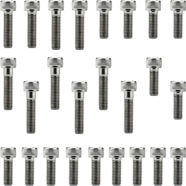 Kit parafusos inox tampa motor lateral esquerda+direita Biz125 2006 KS/ES/EX/+ em diante Honda