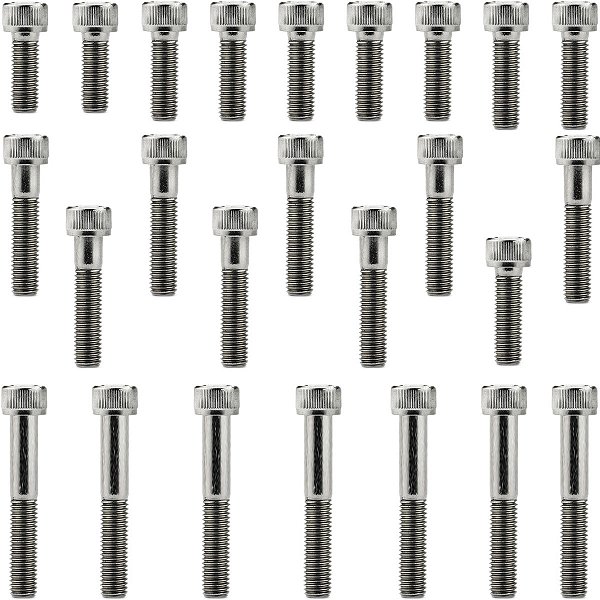 Kit parafusos inox junção carcaças internas motor CG150 Titan/Fan/Sport 2004 a 2015 Honda