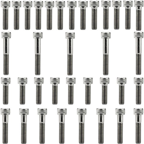 Kit parafusos inox tampa motor completo RD135 RD135Z 1988 a 1999 DT180 DT180Z 1981 a 1997 Yamaha inteiro