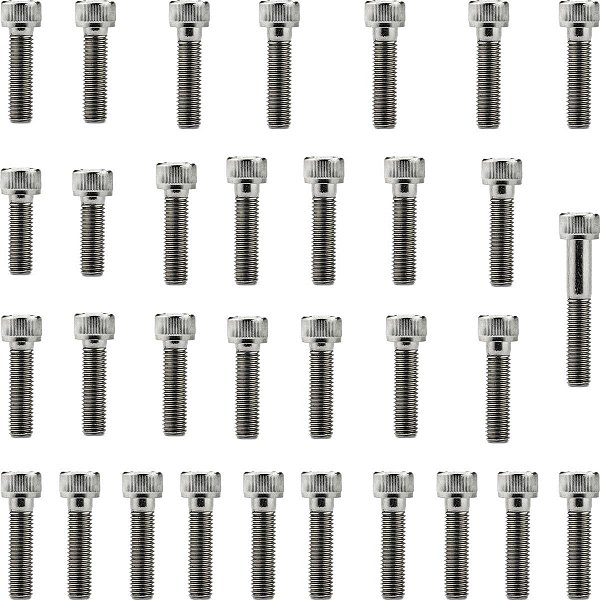 Kit parafusos inox tampa motor lateral esquerda+direita CBR250 2012 CB250R Honda