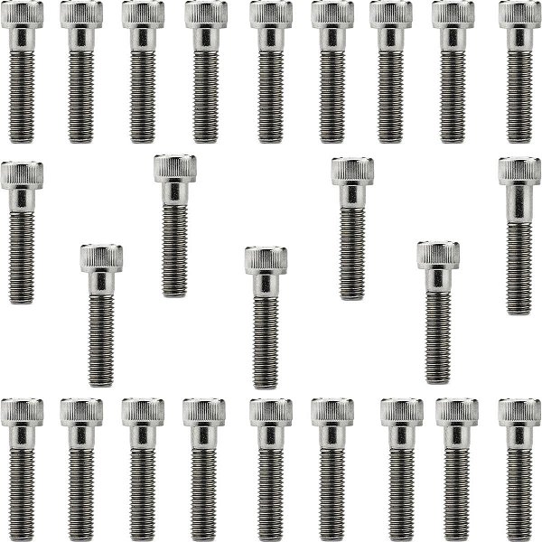 Kit parafusos inox tampa motor lateral esquerda+direita VT600C Shadow 1998 a 2005 VT600 Shadow600 Honda