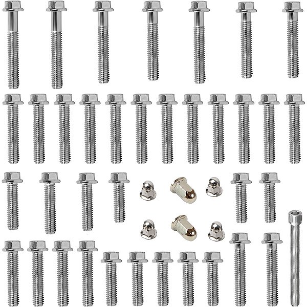 Kit parafusos motor completo CRF230F 2007 a 2020 CRF230 Nacional Honda (externos)