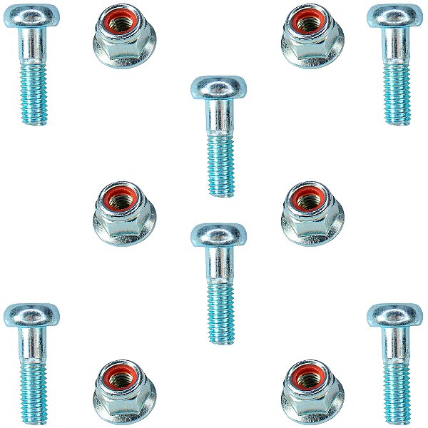 Kit parafusos prisioneiros coroa NXR160 Bros 2016 em diante XRE190 2016 em diante Honda com porca