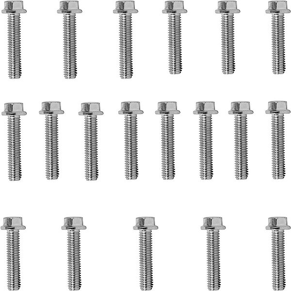 Kit parafusos zincados tampa motor lateral esquerda+direita CBR450 1989 A 1995 CBR450SR 1989 A 1995 CB450R