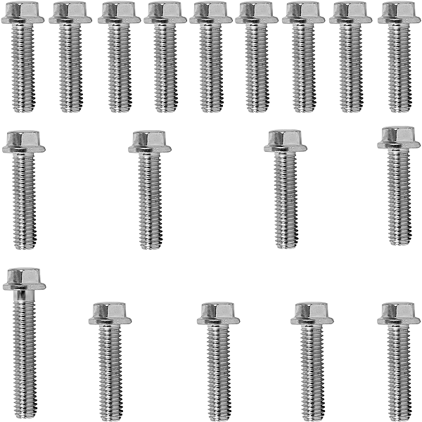 Kit parafusos zincados tampa motor lateral esquerda+direita RD135 RD135Z 1988 a 1999 DT180 DT180Z 1981 a 1997