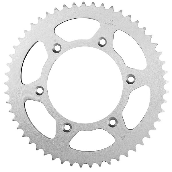 Coroa transmissão CRF150 CRF230 CRF250 CRF450 NXR125 NXR150 NXR160 Bros XRE190 53 dentes competição