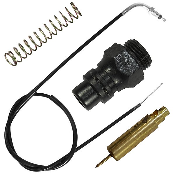 Kit reparo do afogador do carburador CBX250 Twister 2001 a 2008 válvula de partida com cabo
