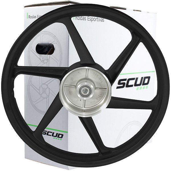 Roda traseira de alumínio liga leve CG150 CG160 Fan Titan Start com rolamentos Scud