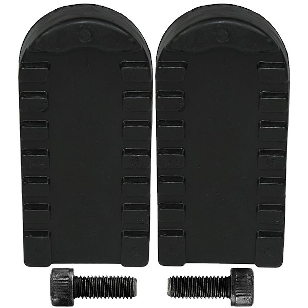 Par de borracha da pedaleira dianteira estribo XTZ125 XTZ150 Crosser XTZ250 Lander Tenere com parafusos