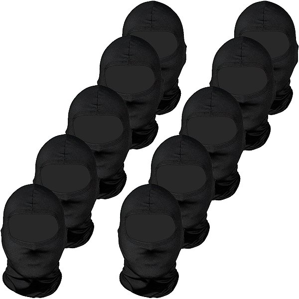 Kit 10 balaclavas balaclava touca toca ninja bandana UV50+