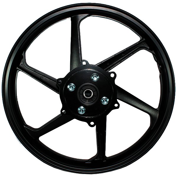 Roda traseira de alumínio liga leve freio a tambor NXR125 NXR150 NXR160 Bros com rolamentos