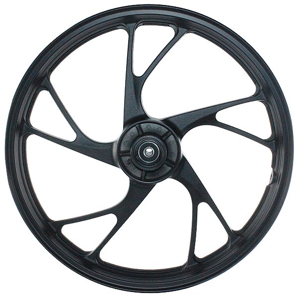 Roda dianteira de alumínio liga leve freio a disco CG150 Fan Titan ESD EX 2004 a 2013 com rolamentos mod pé de galinha