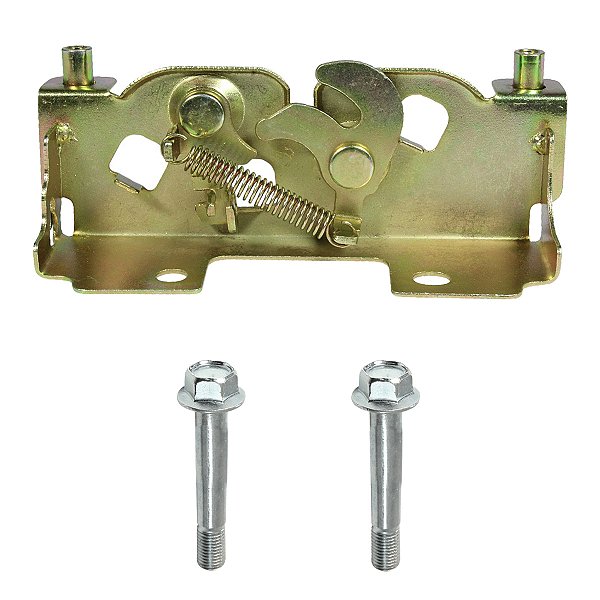 Trava suporte fechadura do banco Biz125 2006 a 2010 Jet50 2014 a 2020 com parafusos