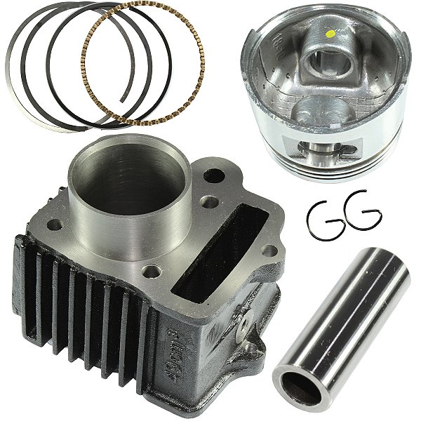 Kit motor cilindro completo anel de 50CC para 75CC Shineray Jet50 Phoenix XY49 XY50 Traxx Jonny Dafra Bravax Bull