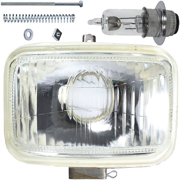 Bloco globo optico farol NXR125 NXR150 Bros 2003 a 2008 XR250 Tornado XLR125 XR200 XR200R com lâmpada parafuso regulagem