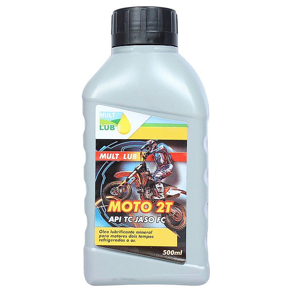 Óleo de motor moto 2T Sae30 TC mineral 500 ml