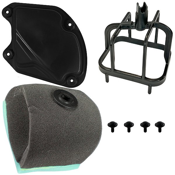 Tampa da caixa do filtro de ar CRF250 CRF250F com suporte aranha elemento parafusos