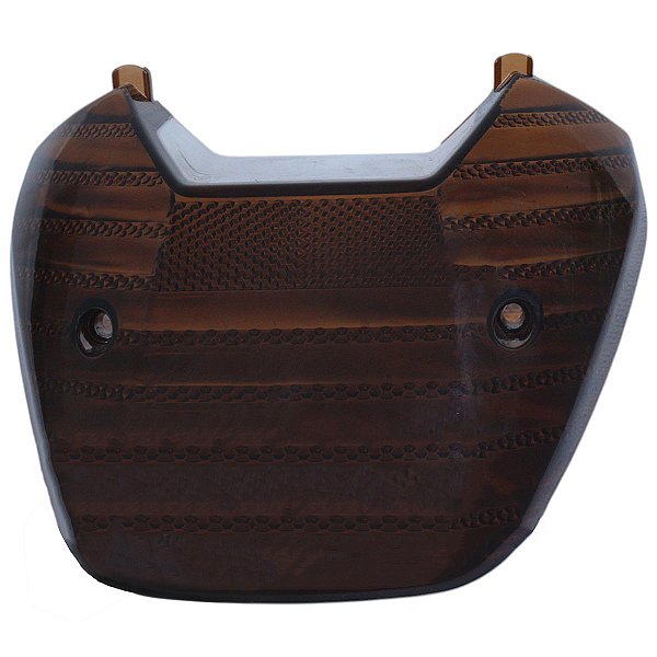 Lente da lanterna sinaleira traseira CG150 Titan Sport 2004 a 2008 CG125 Fan NXR125 NXR150 Bros 2009 a 2015 fume